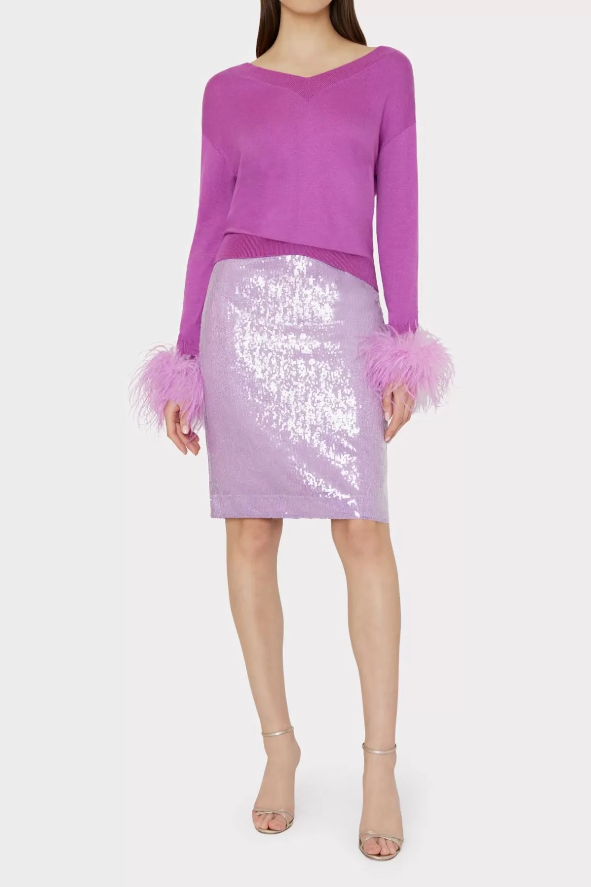 Adley Sequin Skirt-MILLY Flash Sale