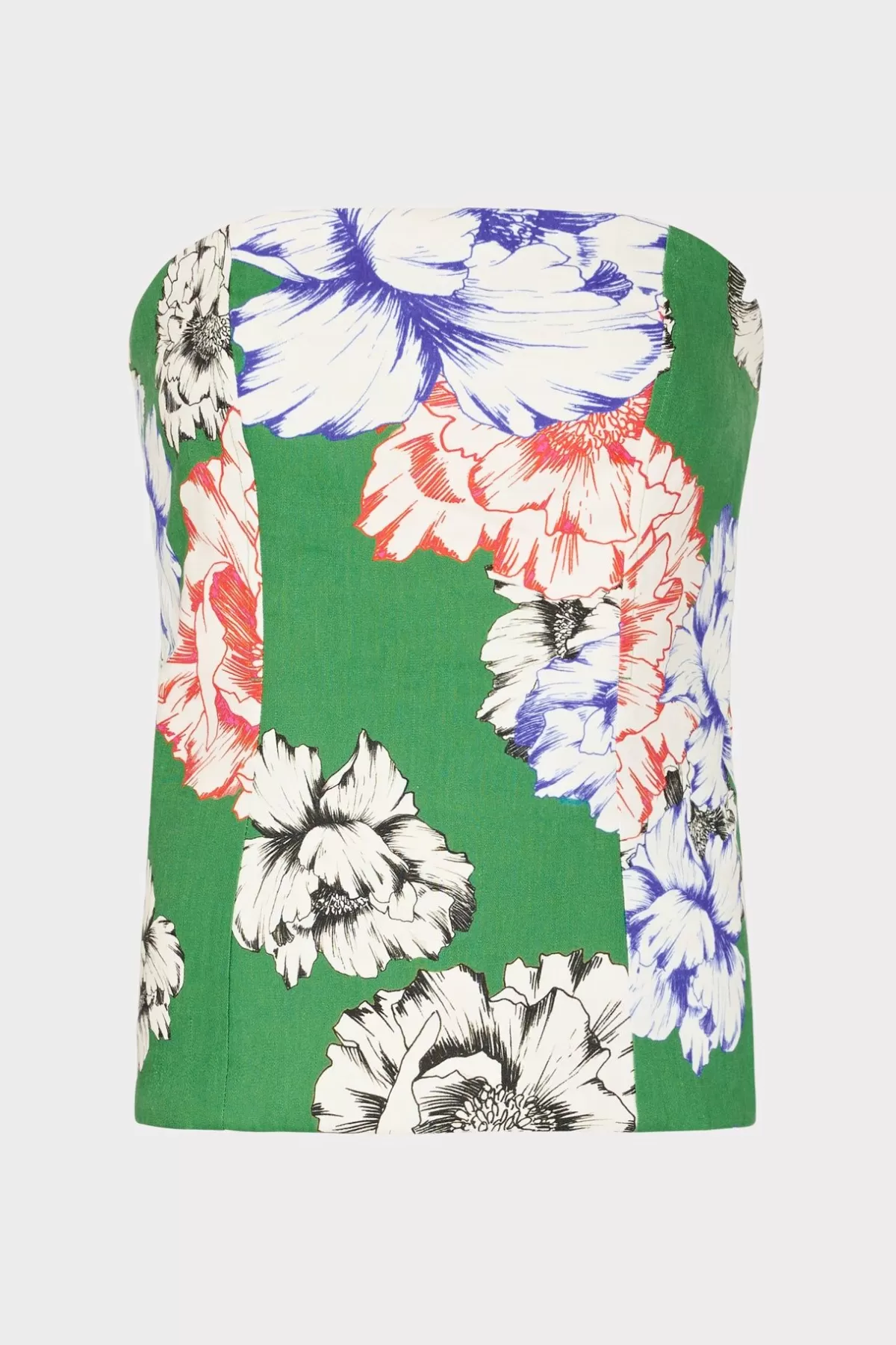 Aiden Petals In Bloom Strapless Top-MILLY Best Sale