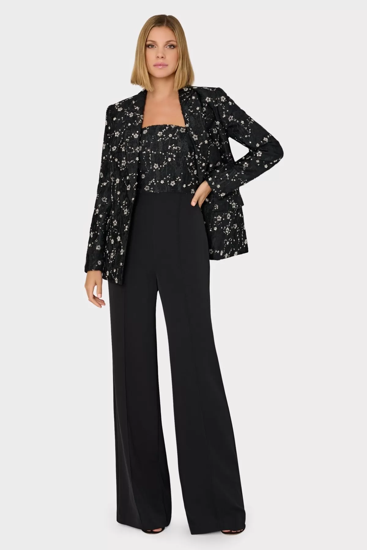 Alexa Beaded Blazer-MILLY Hot