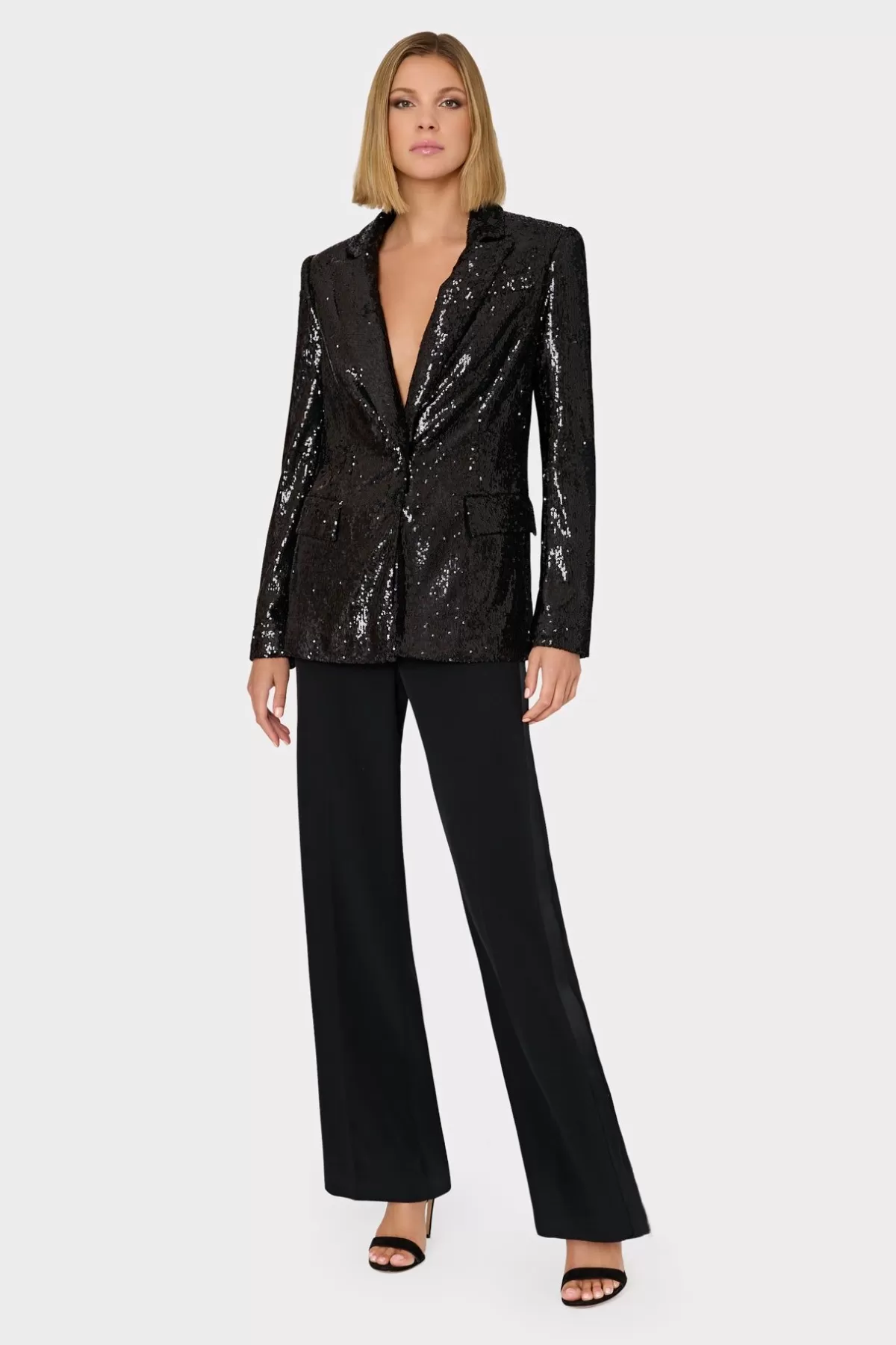 Alexa Sequins Blazer-MILLY Clearance