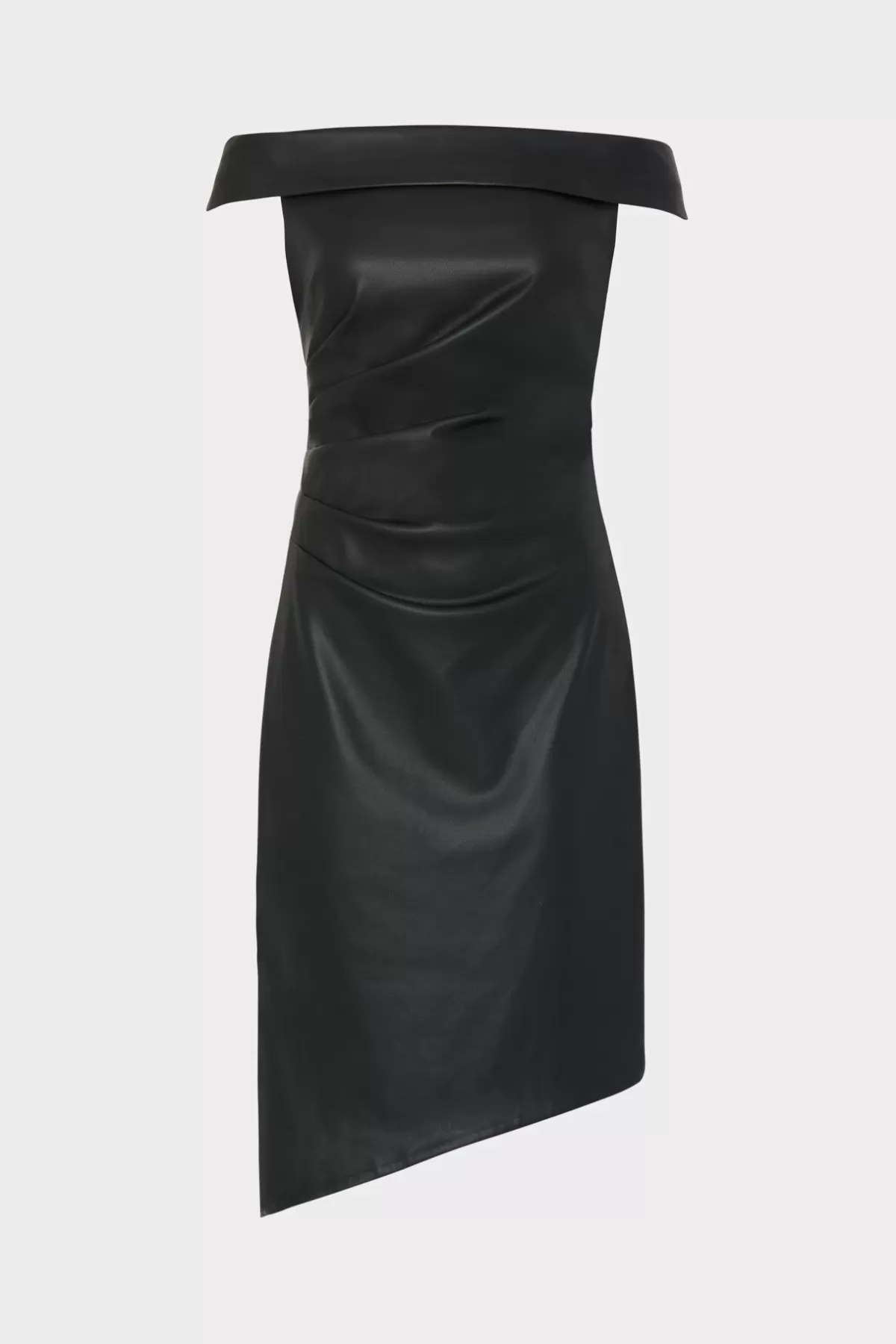 Ally Vegan Leather Dress-MILLY Fashion