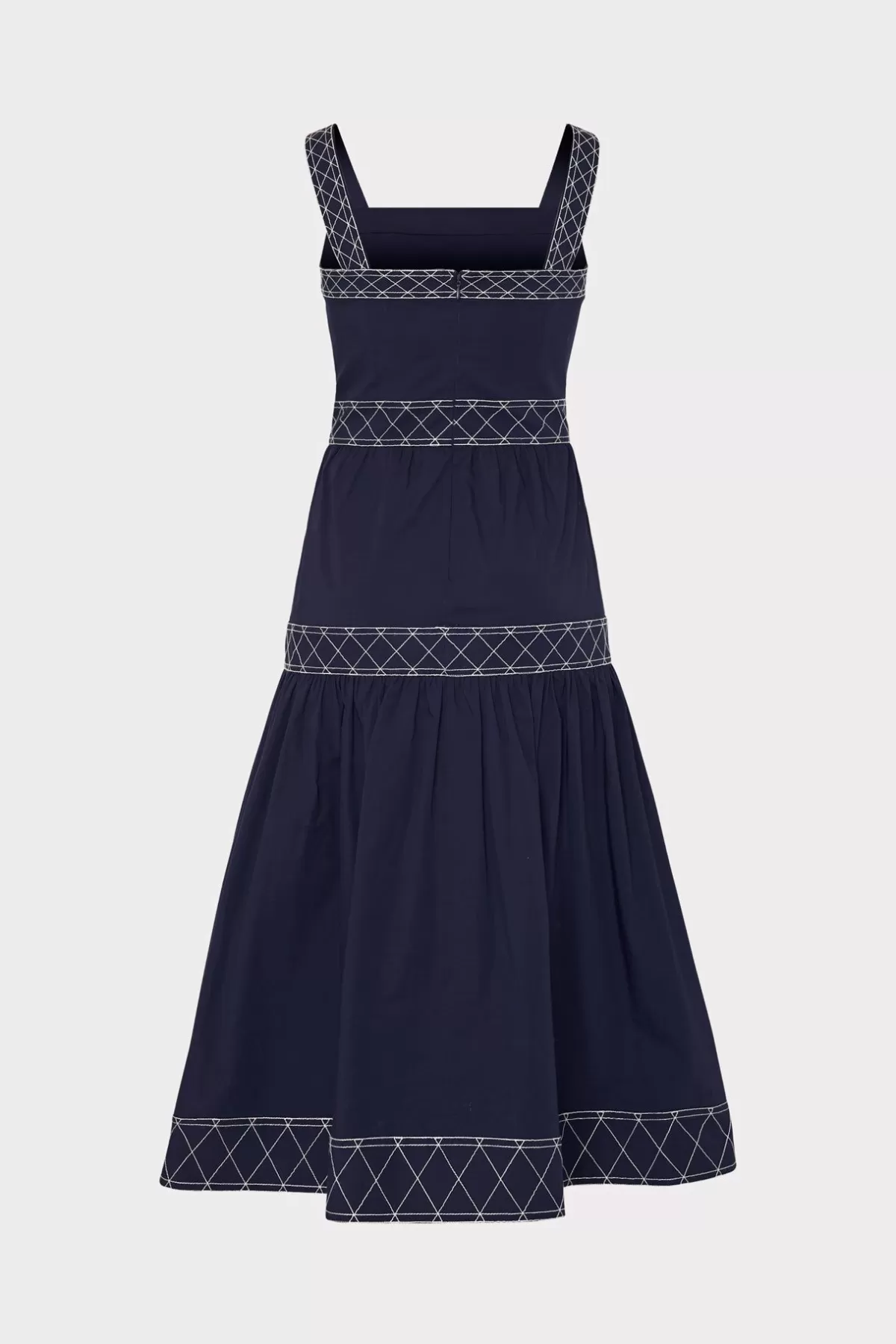 Annette Poplin Midi Dress-MILLY Store