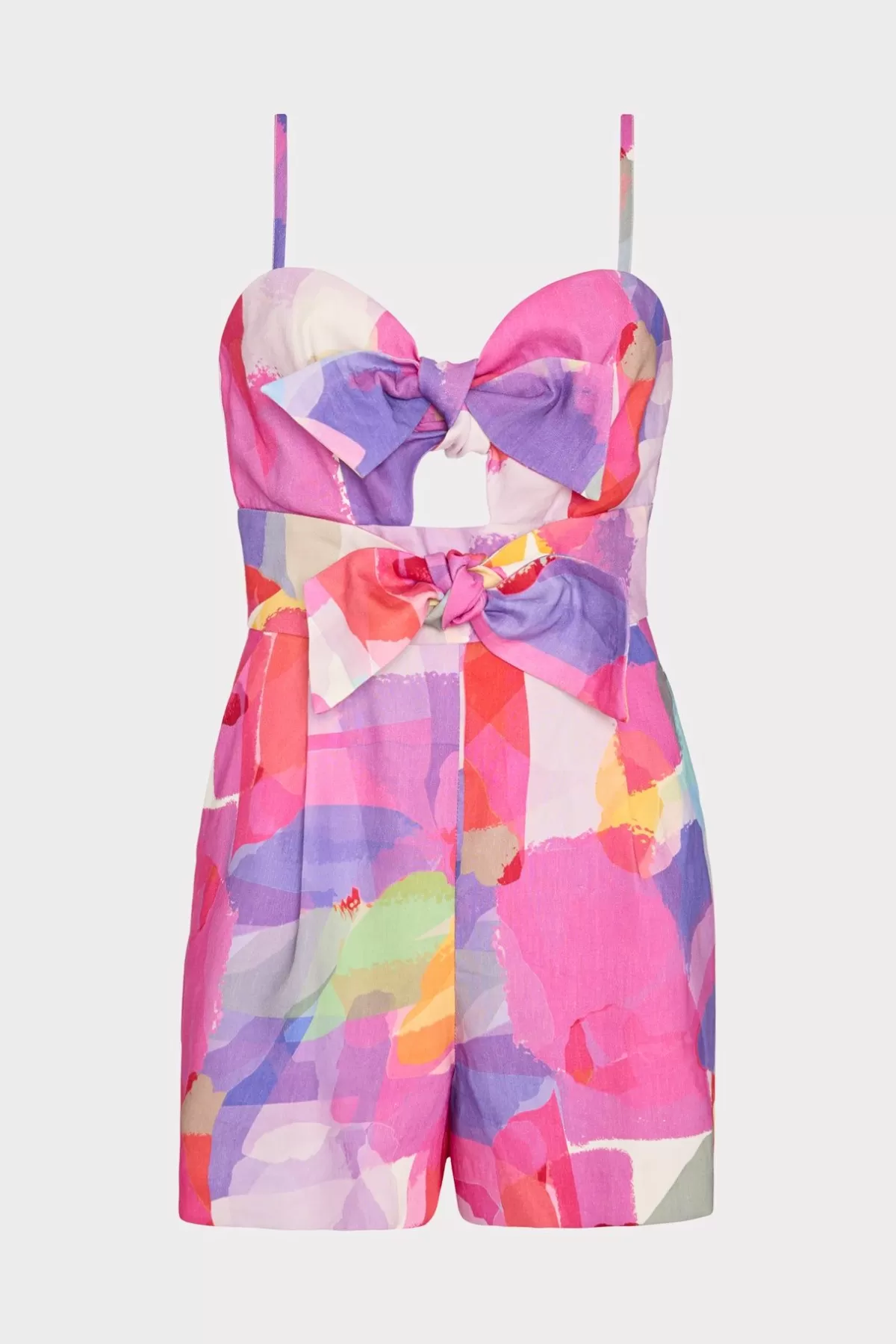 Anya Rainbow Waterfall Romper-MILLY Best Sale