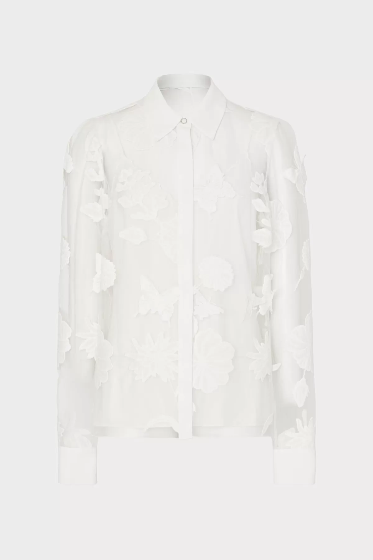 Ashley 3D Butterfly Embroidery Blouse-MILLY Sale