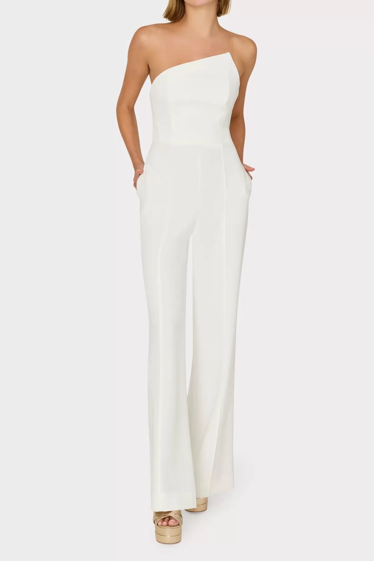 Atlas Cady One Shoulder Jumpsuit-MILLY Shop