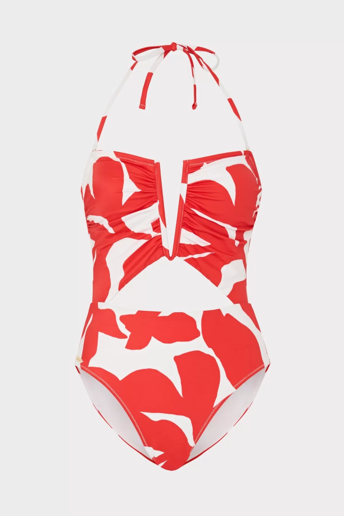 Beach Diva Grand Foliage Printed One Piece-MILLY Outlet