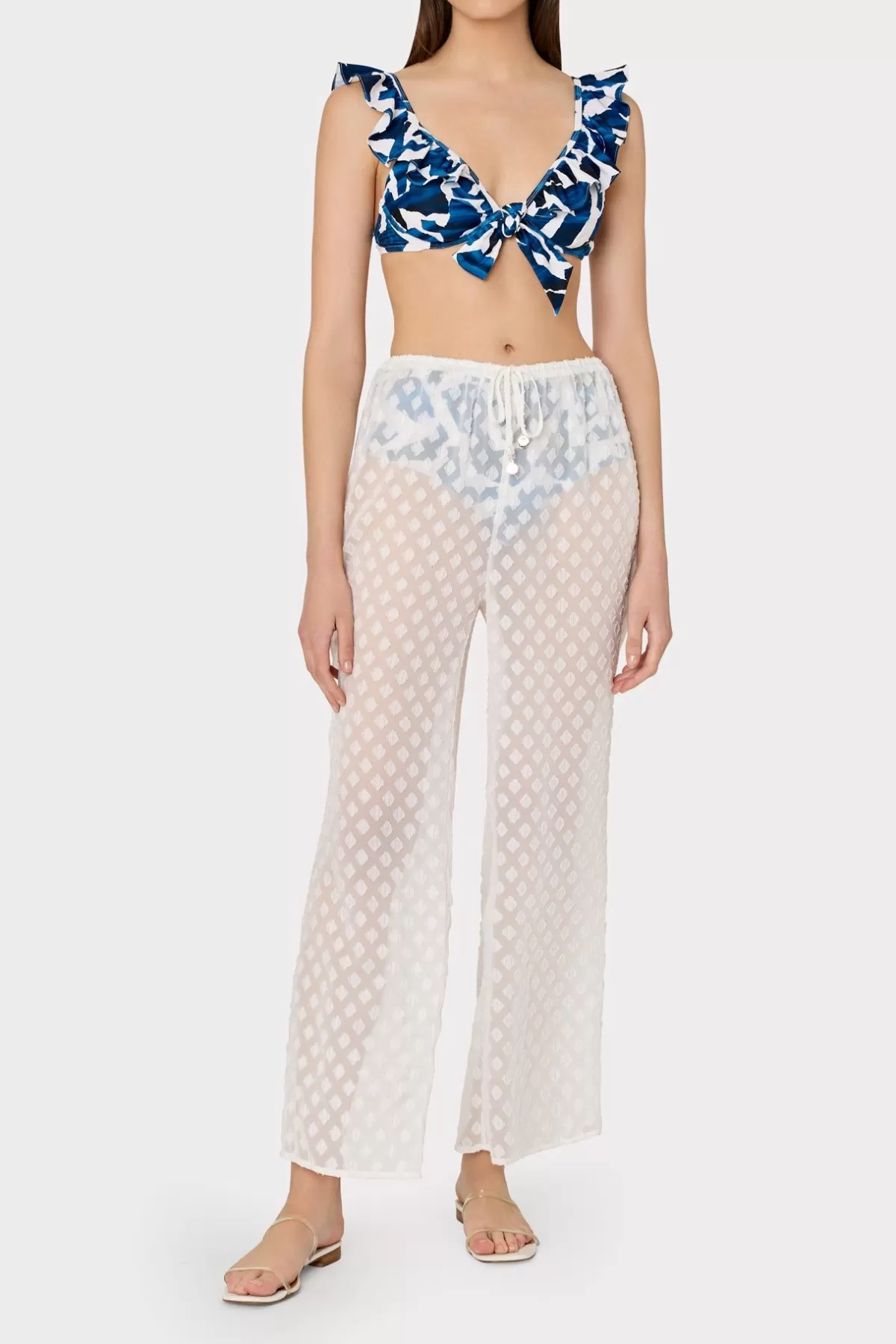 Diamond Jacquard Coverup Pants-MILLY Best Sale