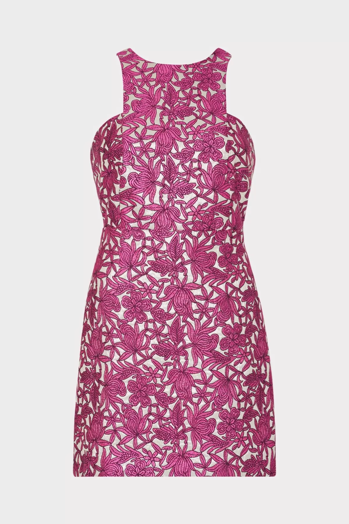 Floral Jacquard Mini Dress-MILLY Sale