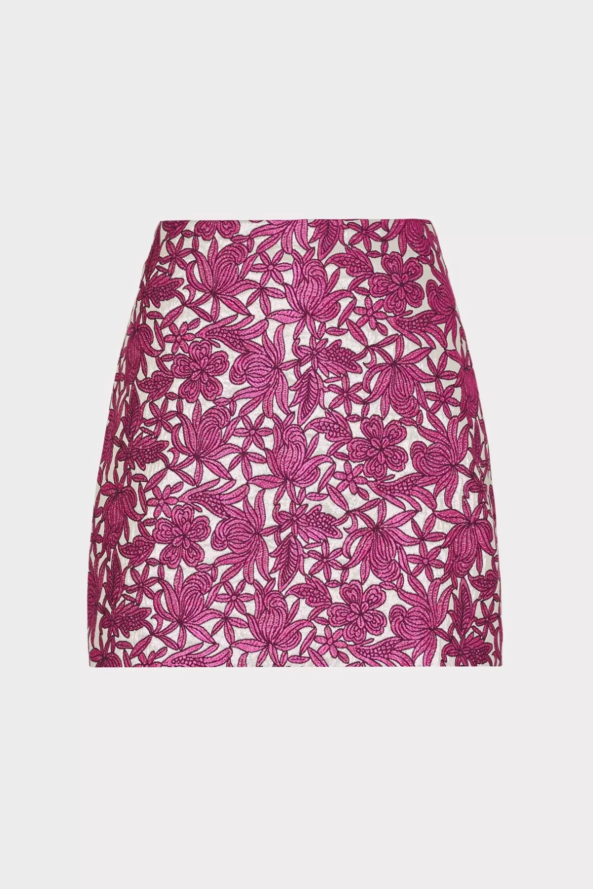 Floral Jacquard Skirt-MILLY Best