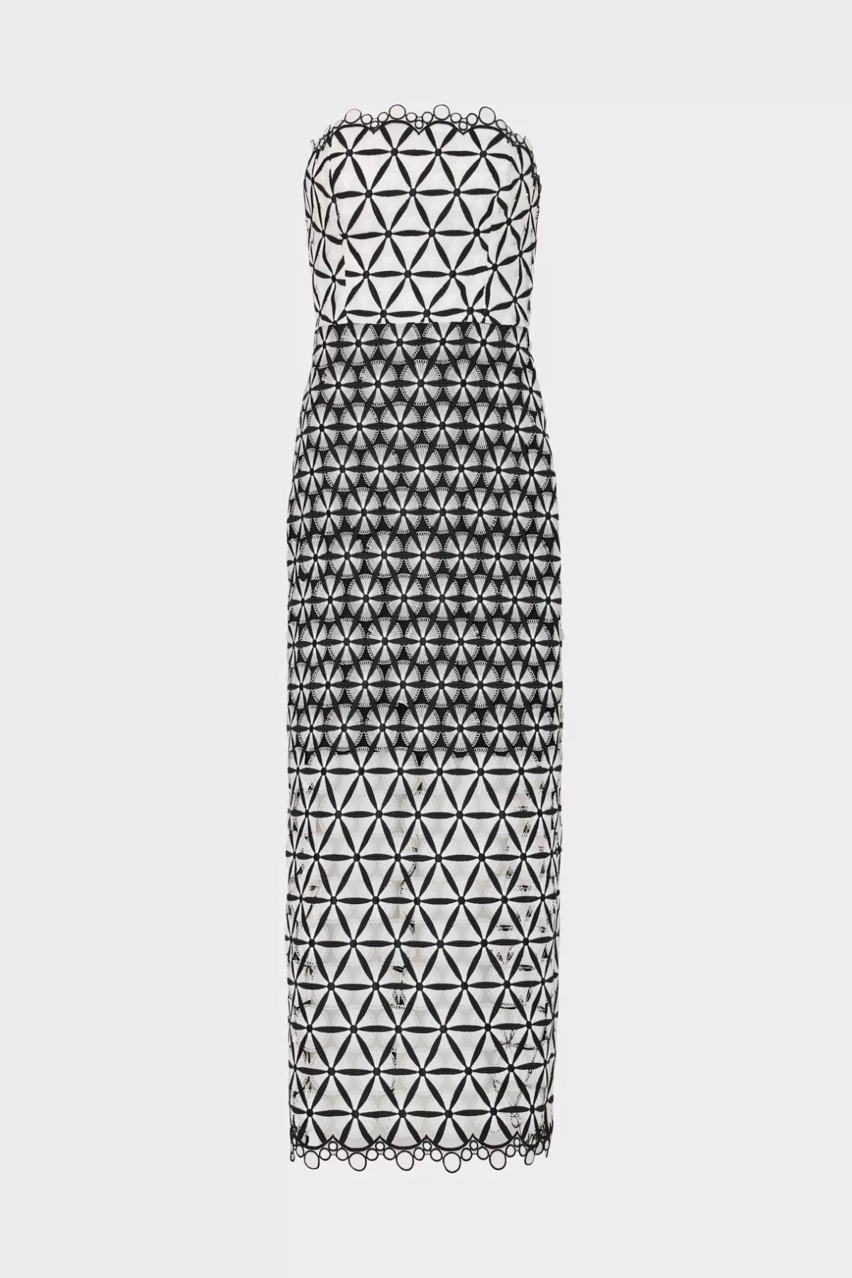 Geo Star Lace Dress-MILLY Cheap