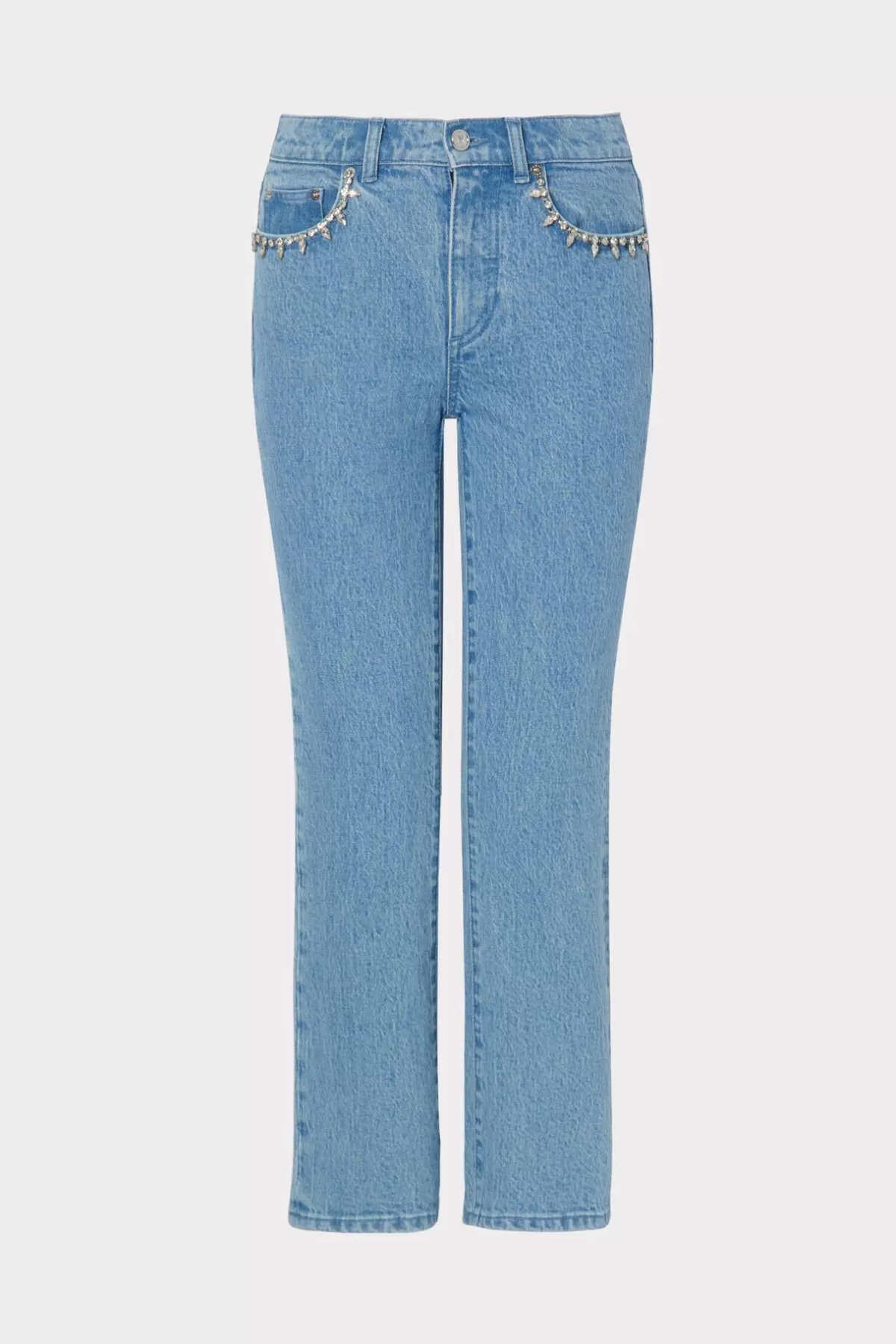 Hali Crystal Embellished Jeans-MILLY Online