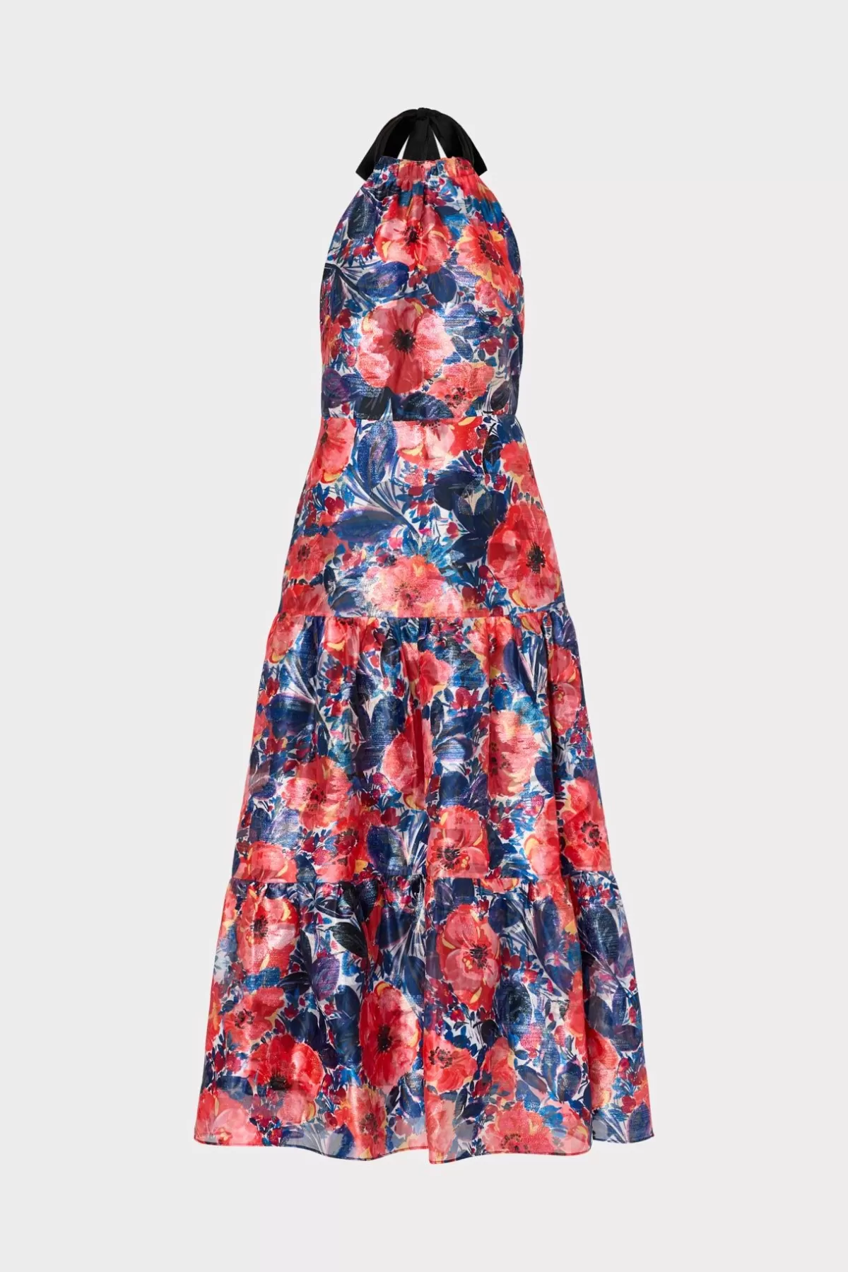 Hayden Watercolor Poppy Jacquard Dress-MILLY Sale