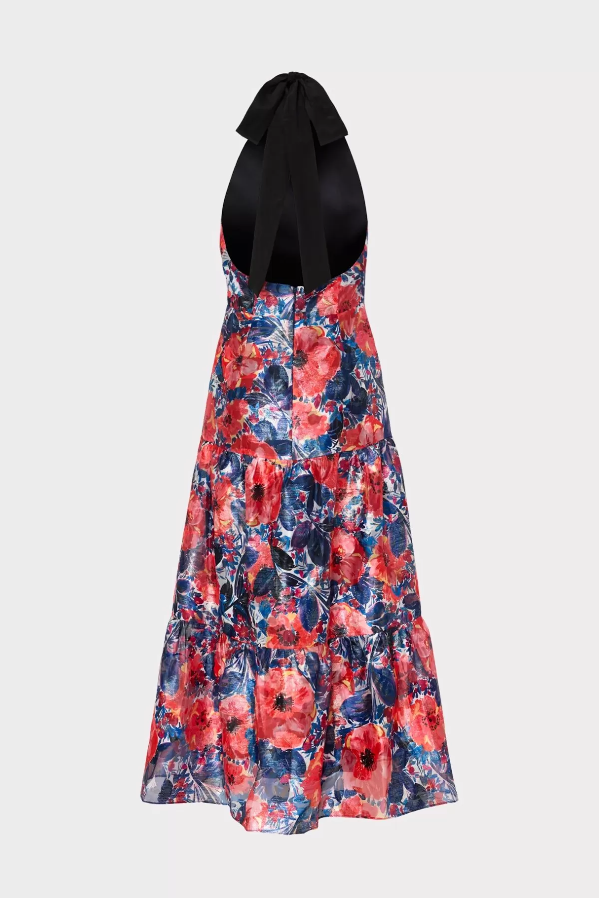 Hayden Watercolor Poppy Jacquard Dress-MILLY Sale