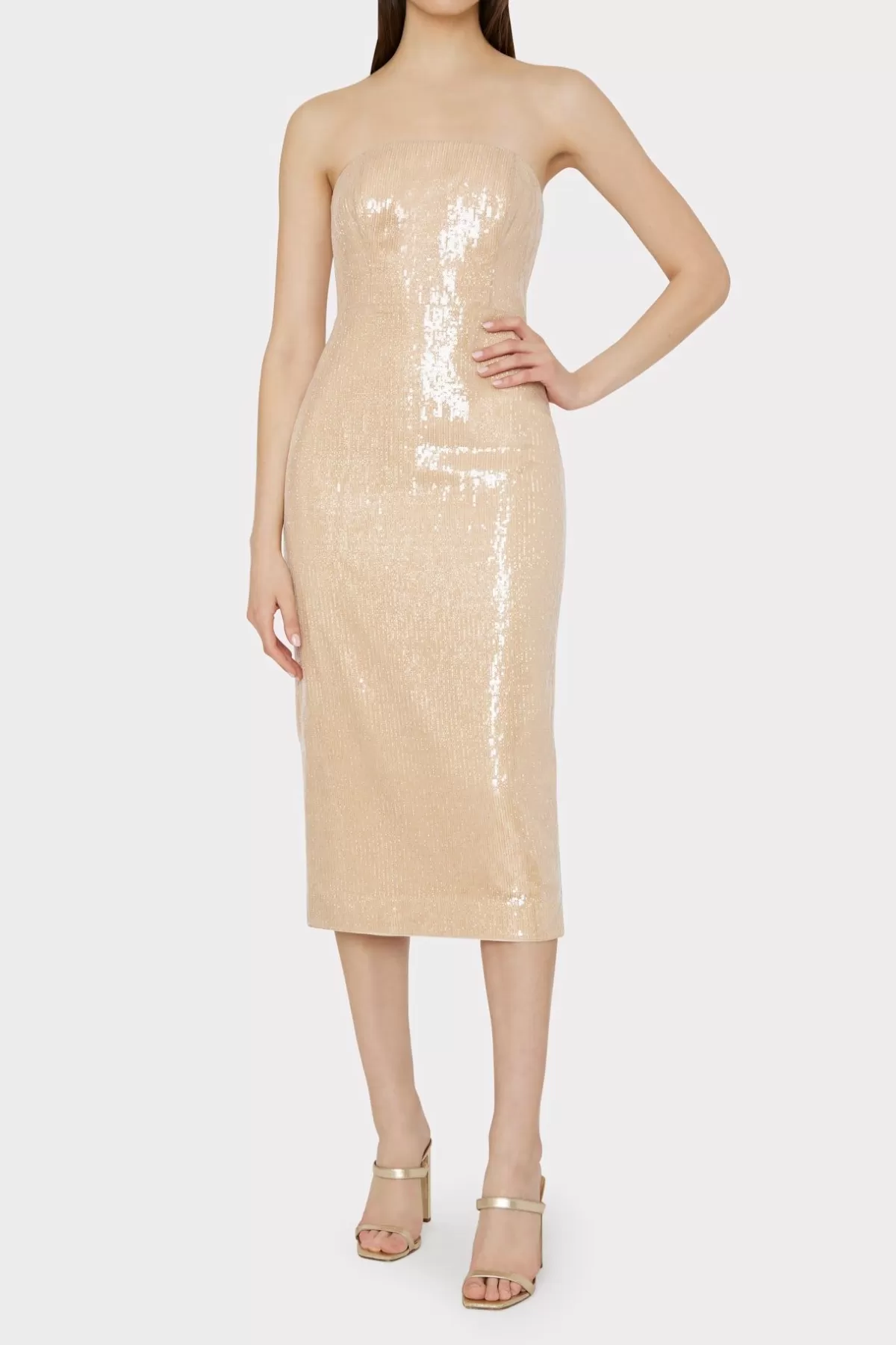 Kait Sequin Dress-MILLY Fashion