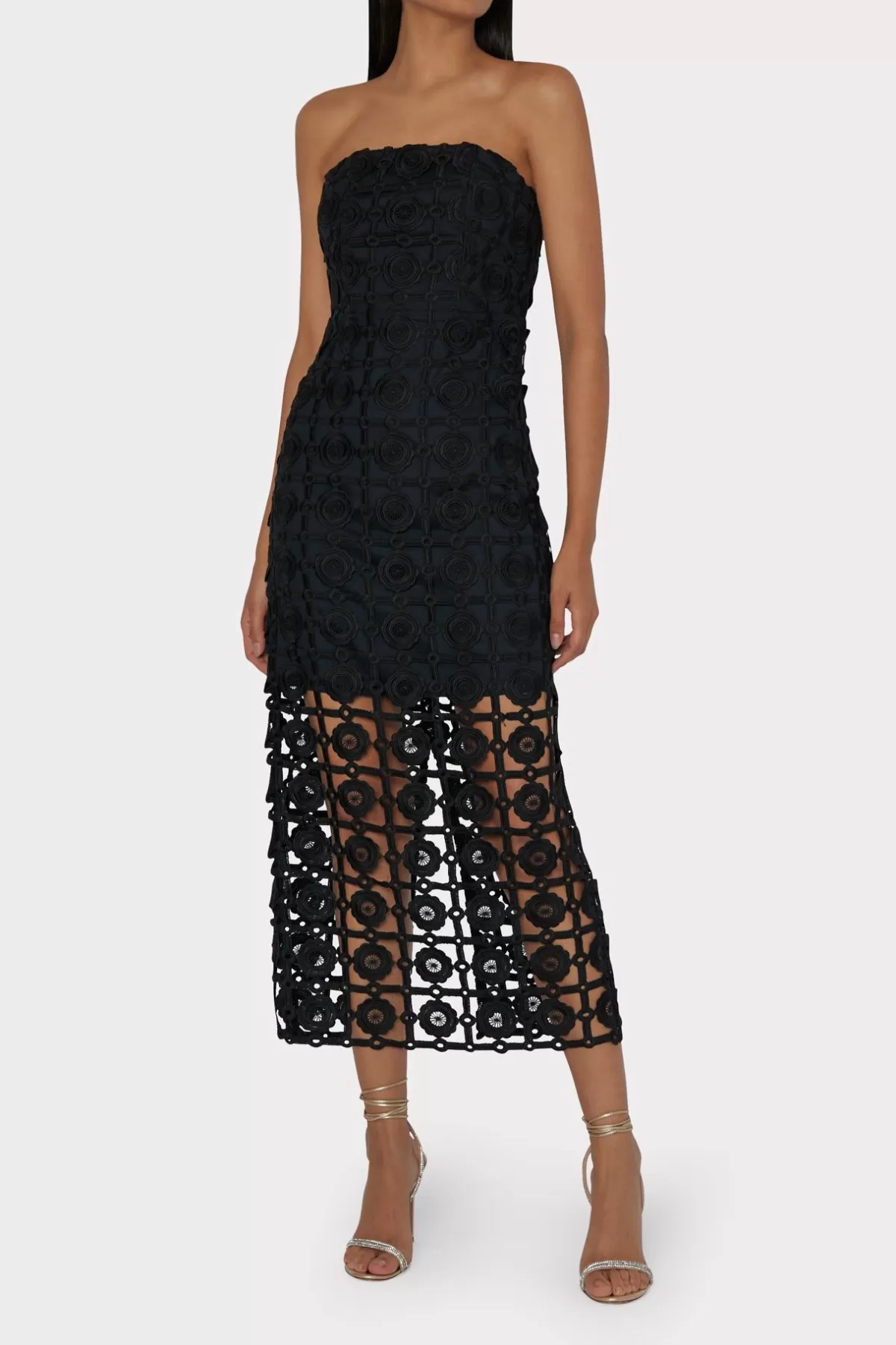 Kait Tile Lace Dress-MILLY Store