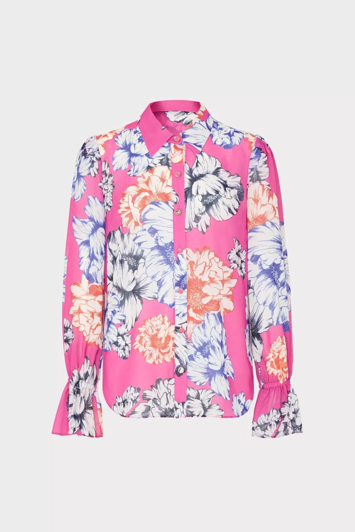 Lacey Petals In Bloom Blouse-MILLY Online