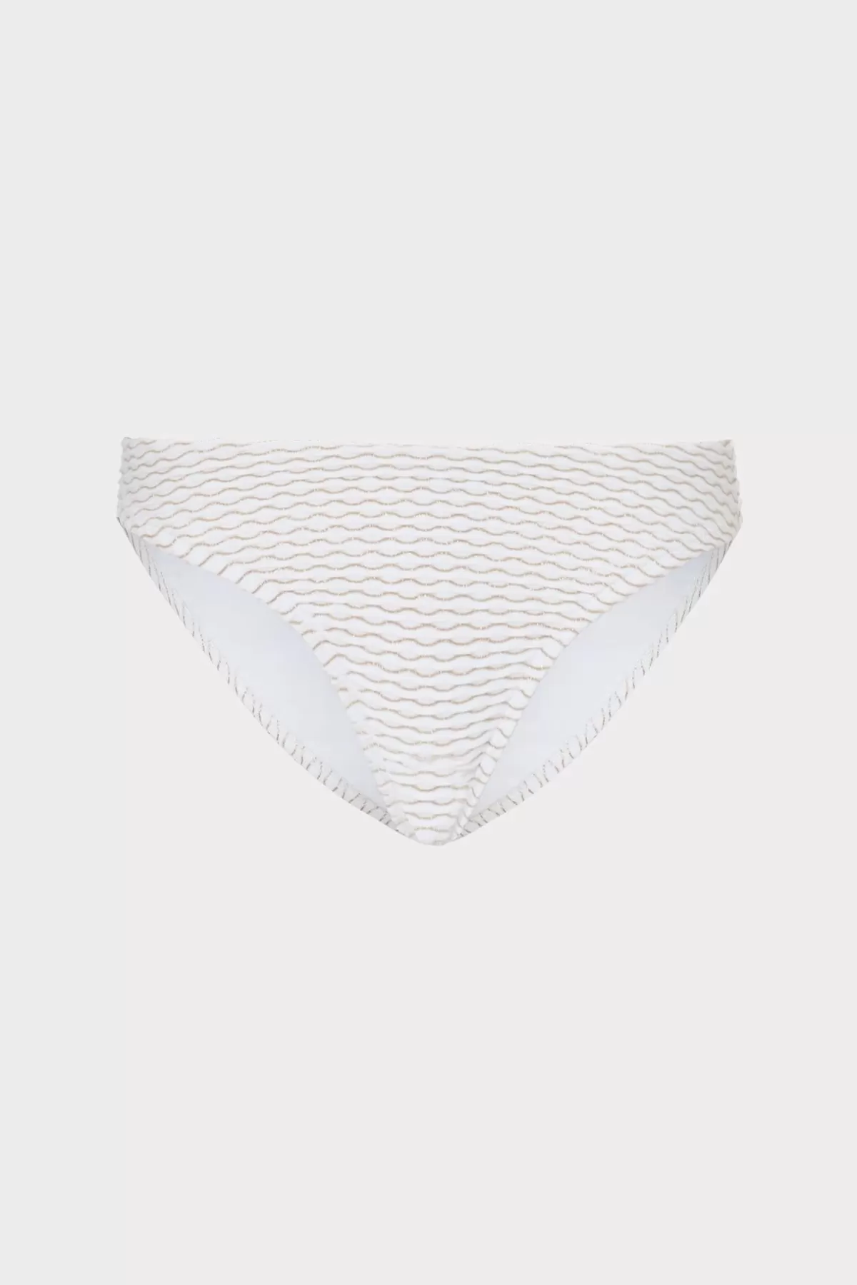 Margot Textured Waves Bikini Bottom-MILLY Best