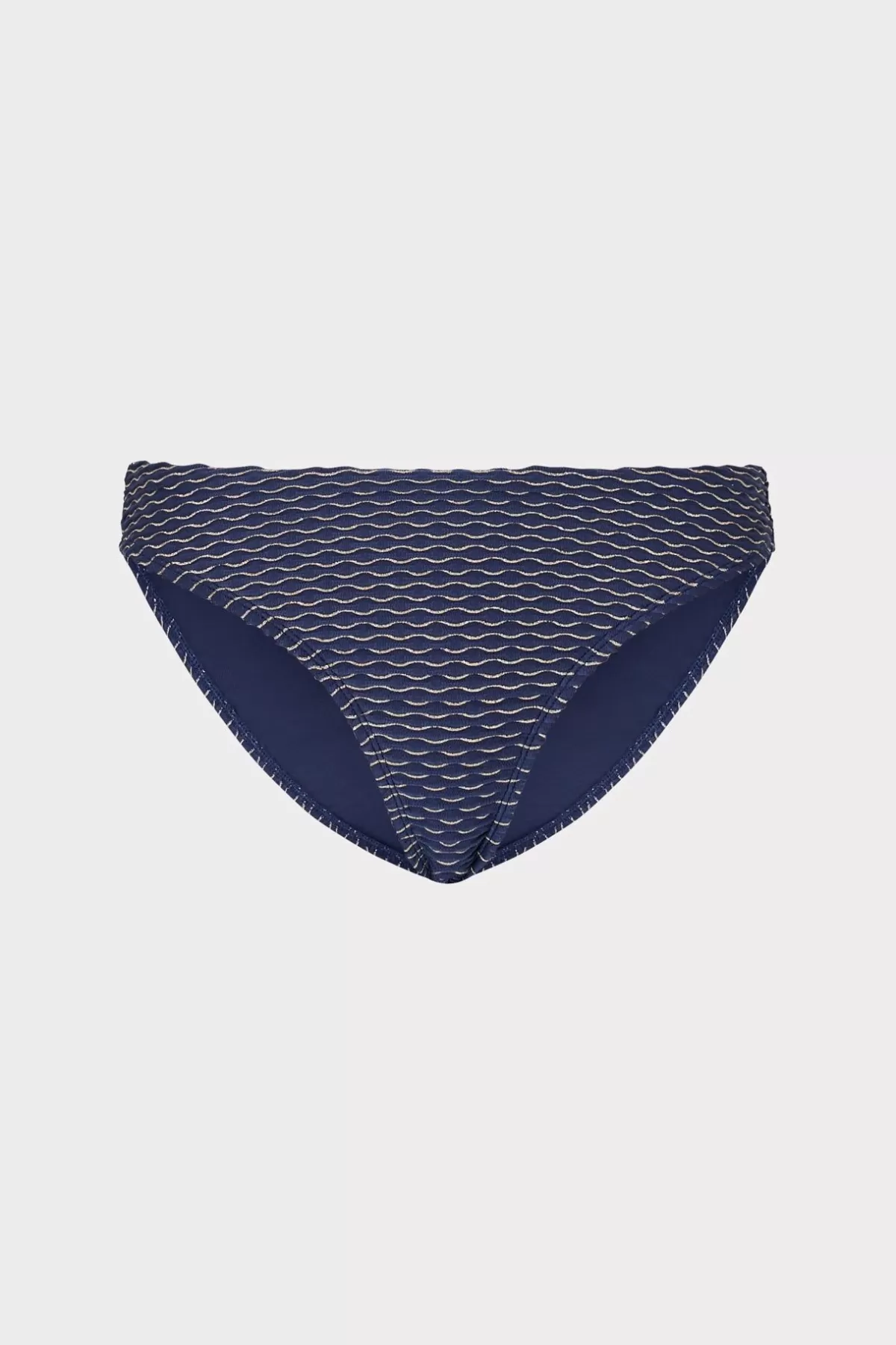 Margot Textured Waves Bikini Bottom-MILLY Store