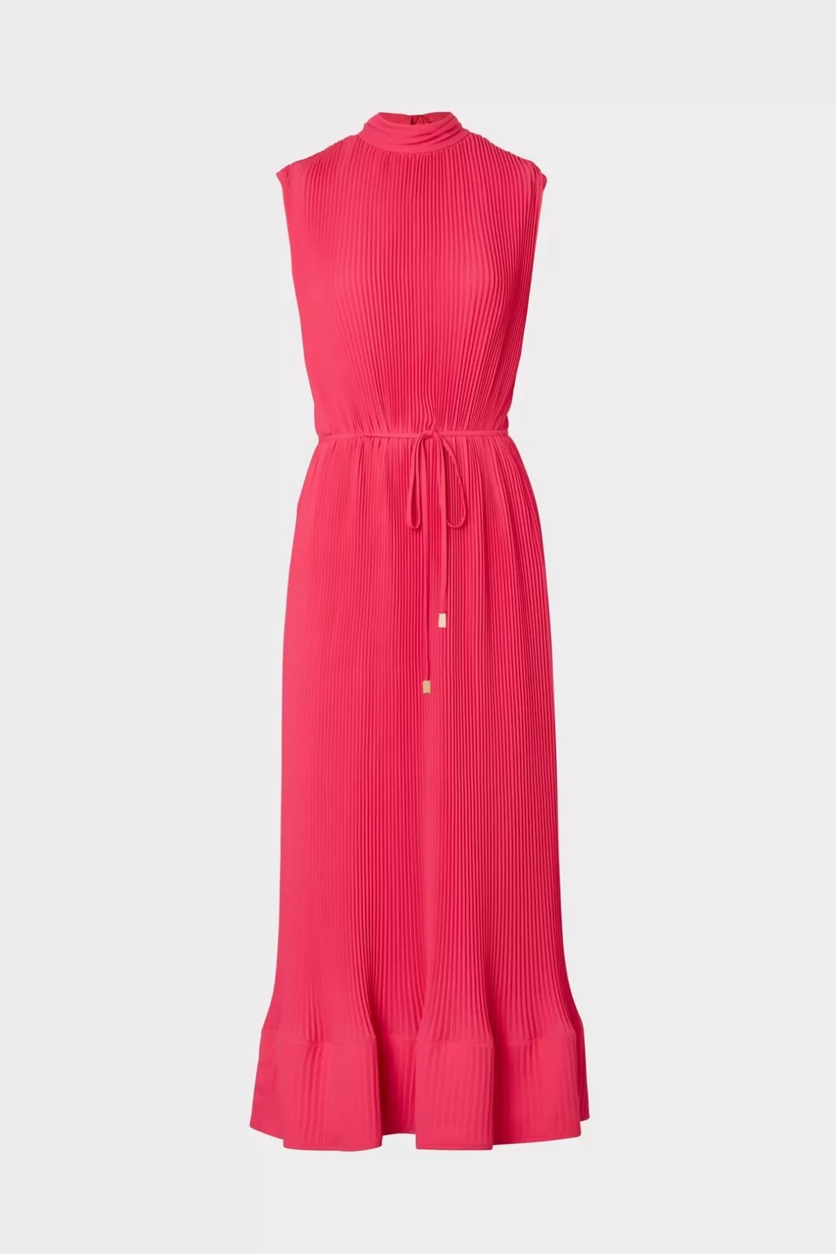 Melina Solid Pleated Dress-MILLY Sale