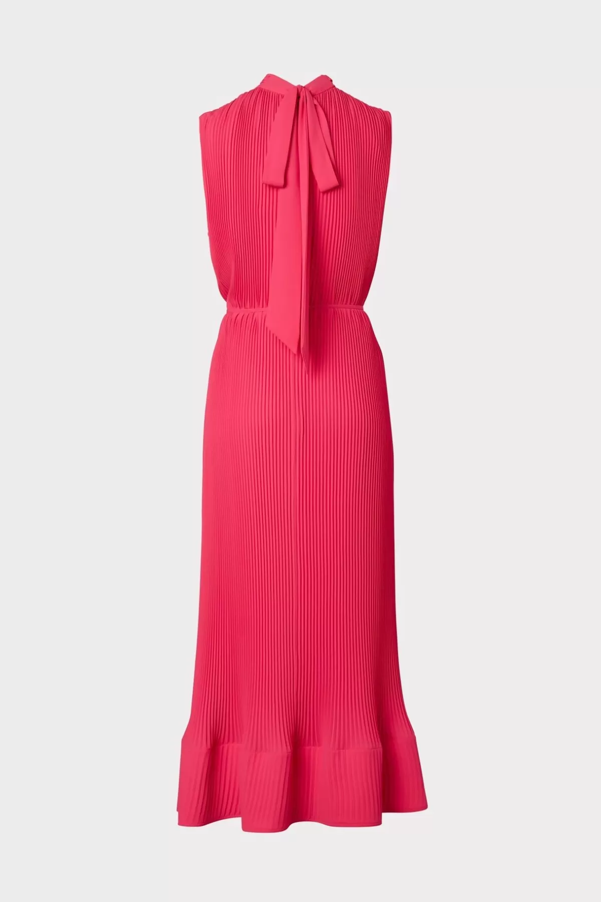 Melina Solid Pleated Dress-MILLY Best