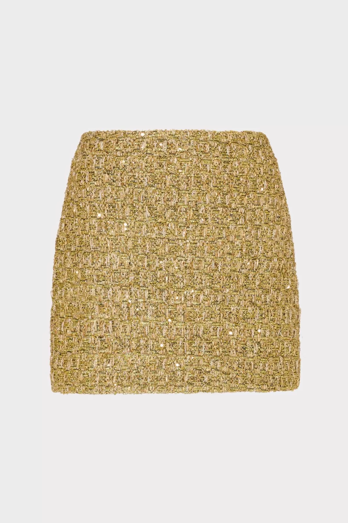 Metallic Tweed Modern Mini Skirt-MILLY Fashion