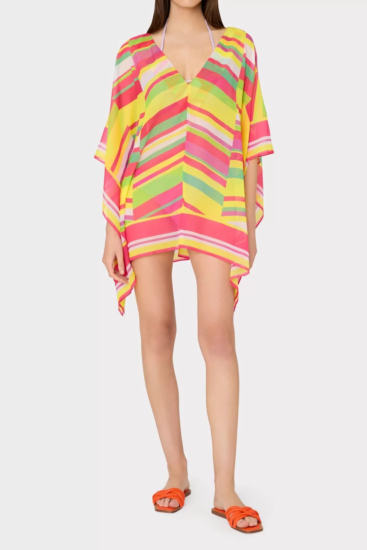 Multi Color Chevron Caftan-MILLY Hot