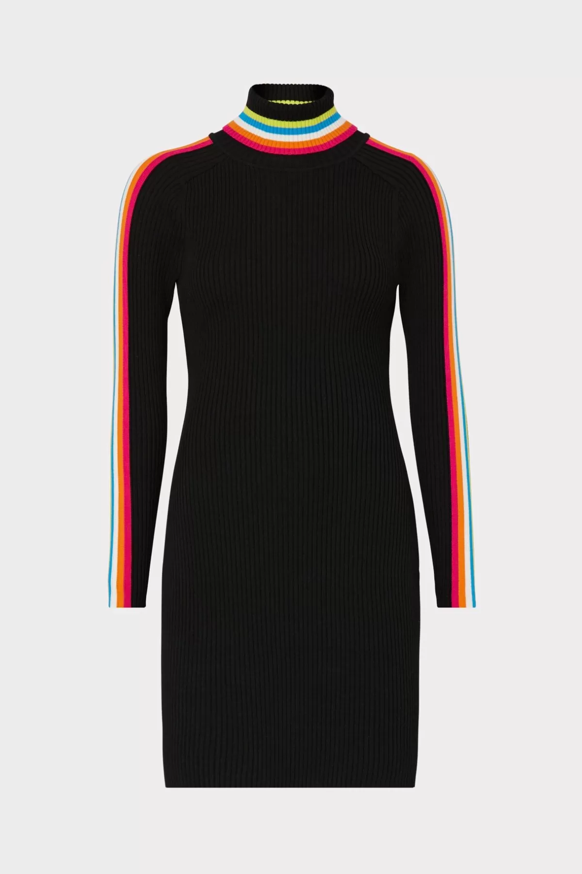 Multi Color Racer Stripe Mini Dress-MILLY Sale