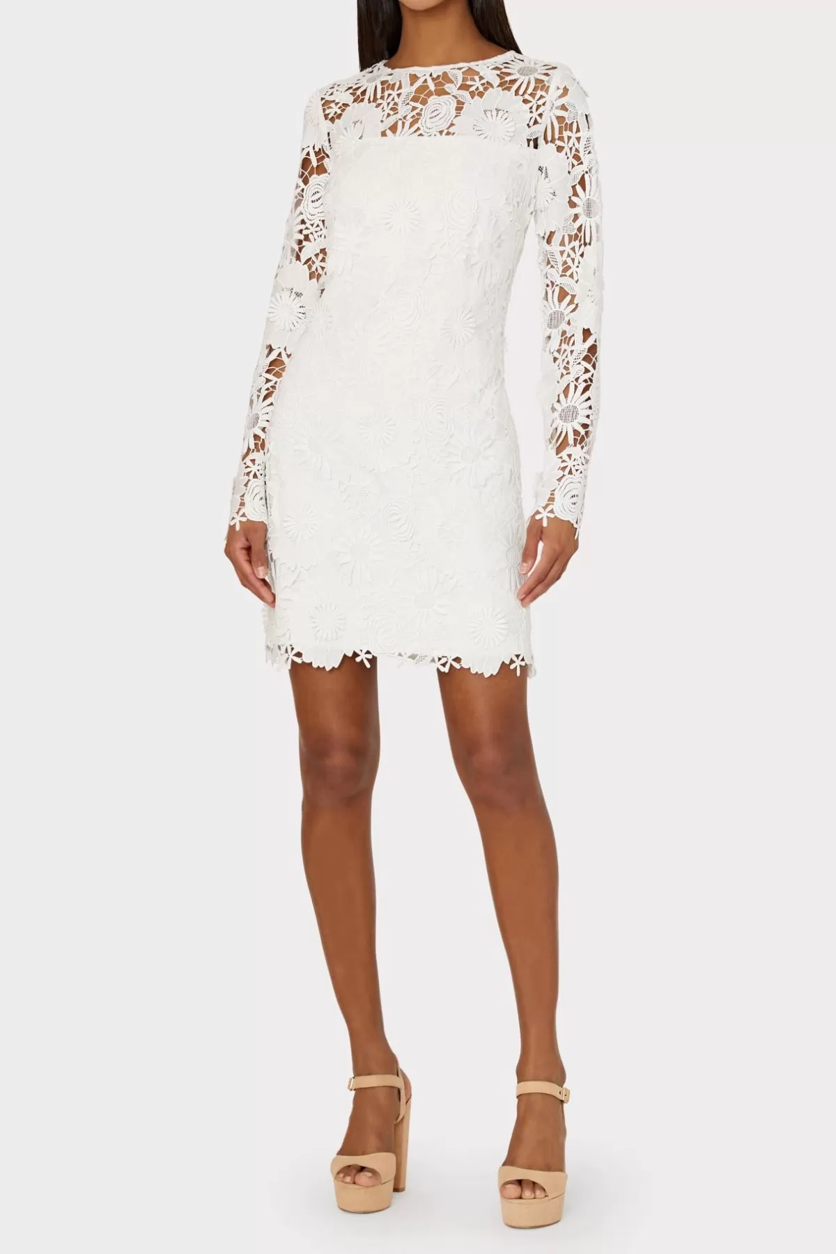 Nessa 3D Lace Dress-MILLY Sale