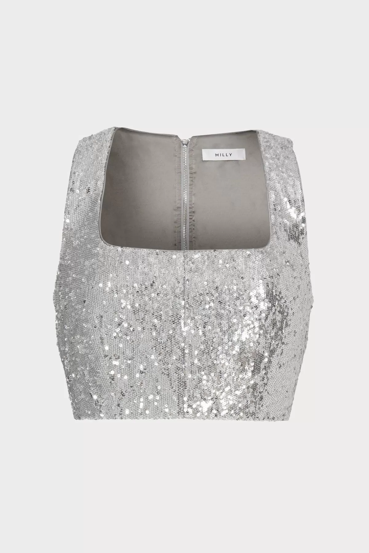 Nickie Sequins Crop Top-MILLY Best Sale