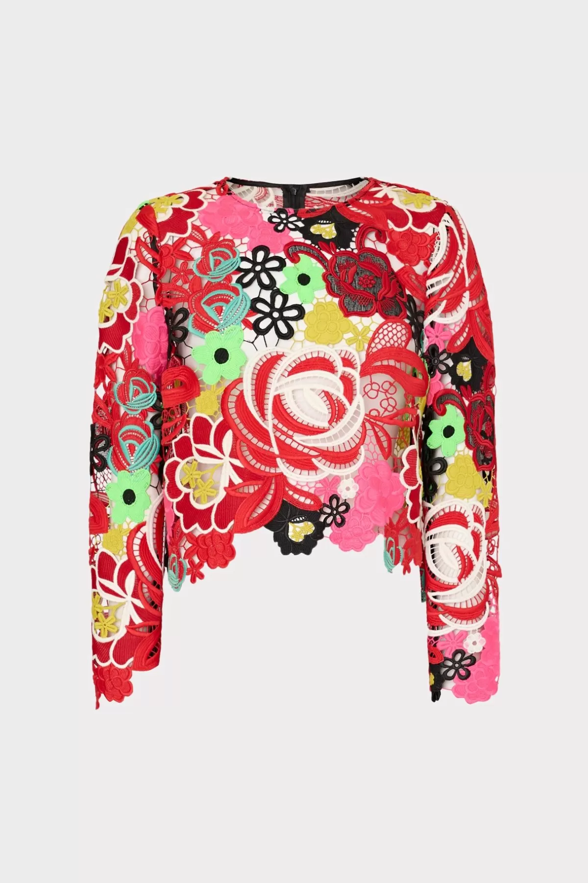 Nori Multi Color Lace Top-MILLY Flash Sale