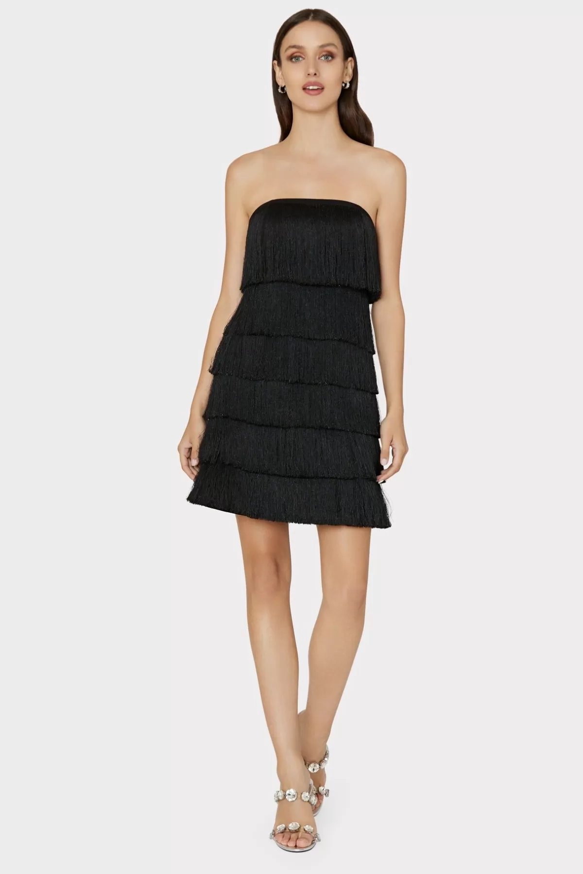 Nuoir Metallic Fringe Dress-MILLY Flash Sale