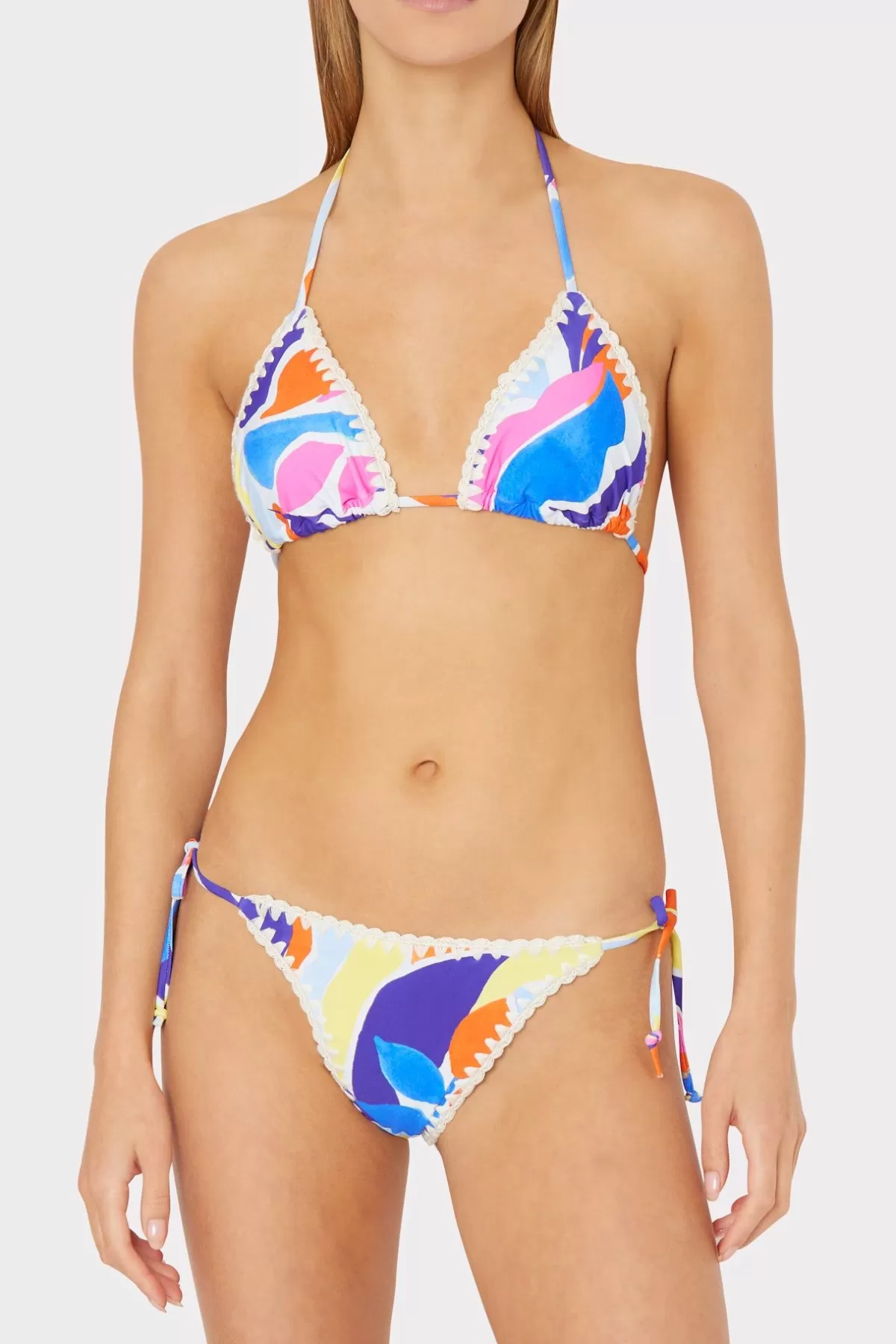 Painted Bloom Bikini Bottom-MILLY Shop