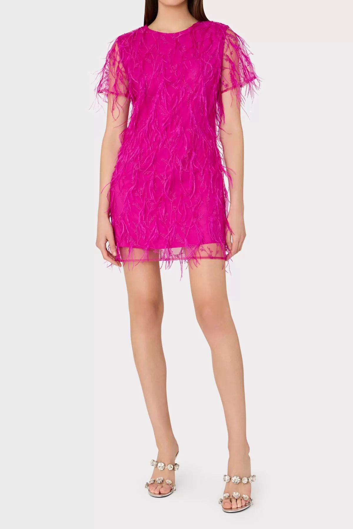 Rana Feather Dress-MILLY Online