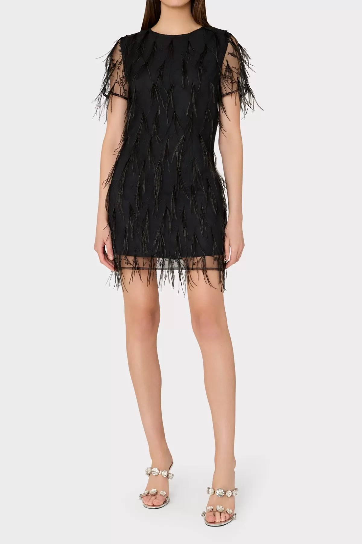 Rana Feather Dress-MILLY Shop