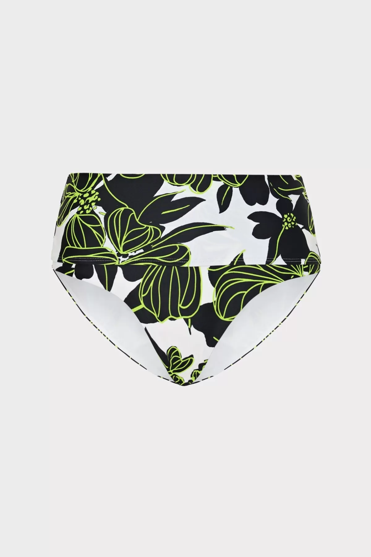 Sea Of Petals High Waisted Bikini Bottom-MILLY Online