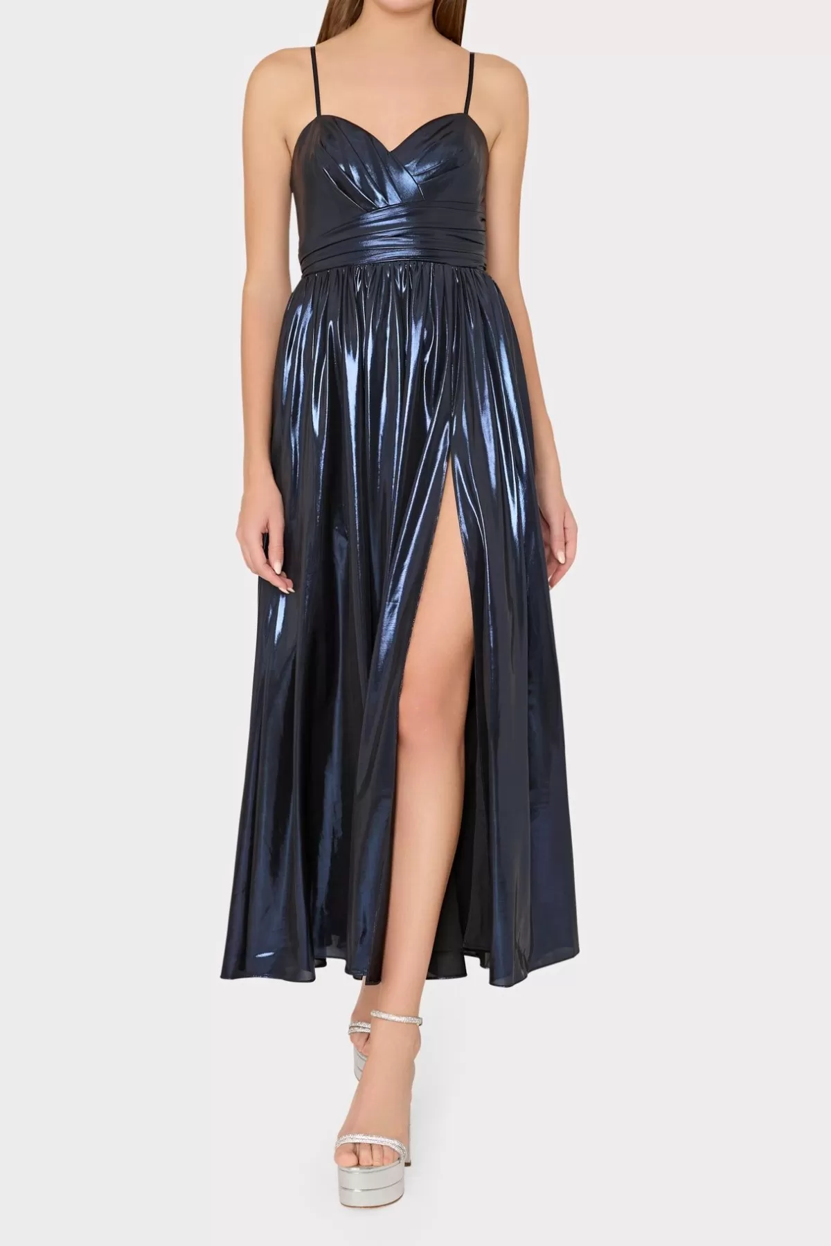 Shannon Metallic Dress-MILLY Discount