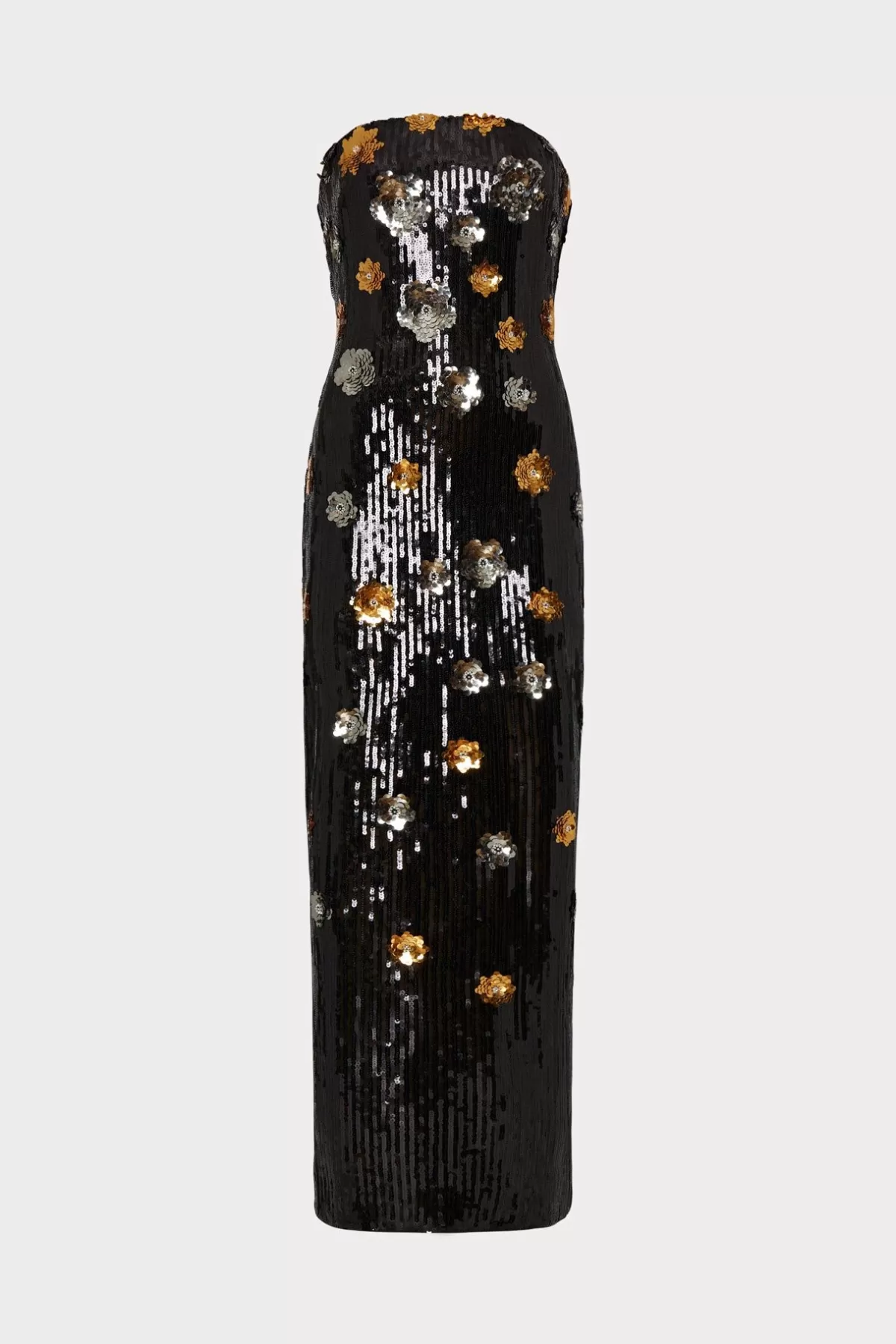 Shiloh 3D Floral Sequins Dress-MILLY Hot