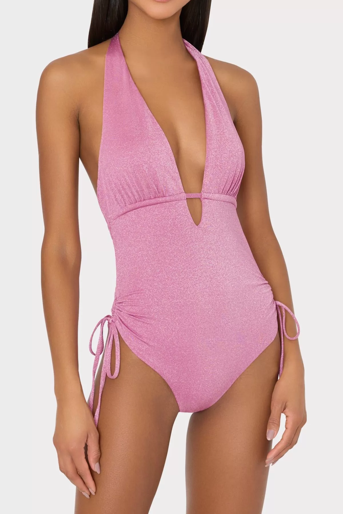 Shimmer Halter One Piece-MILLY Outlet