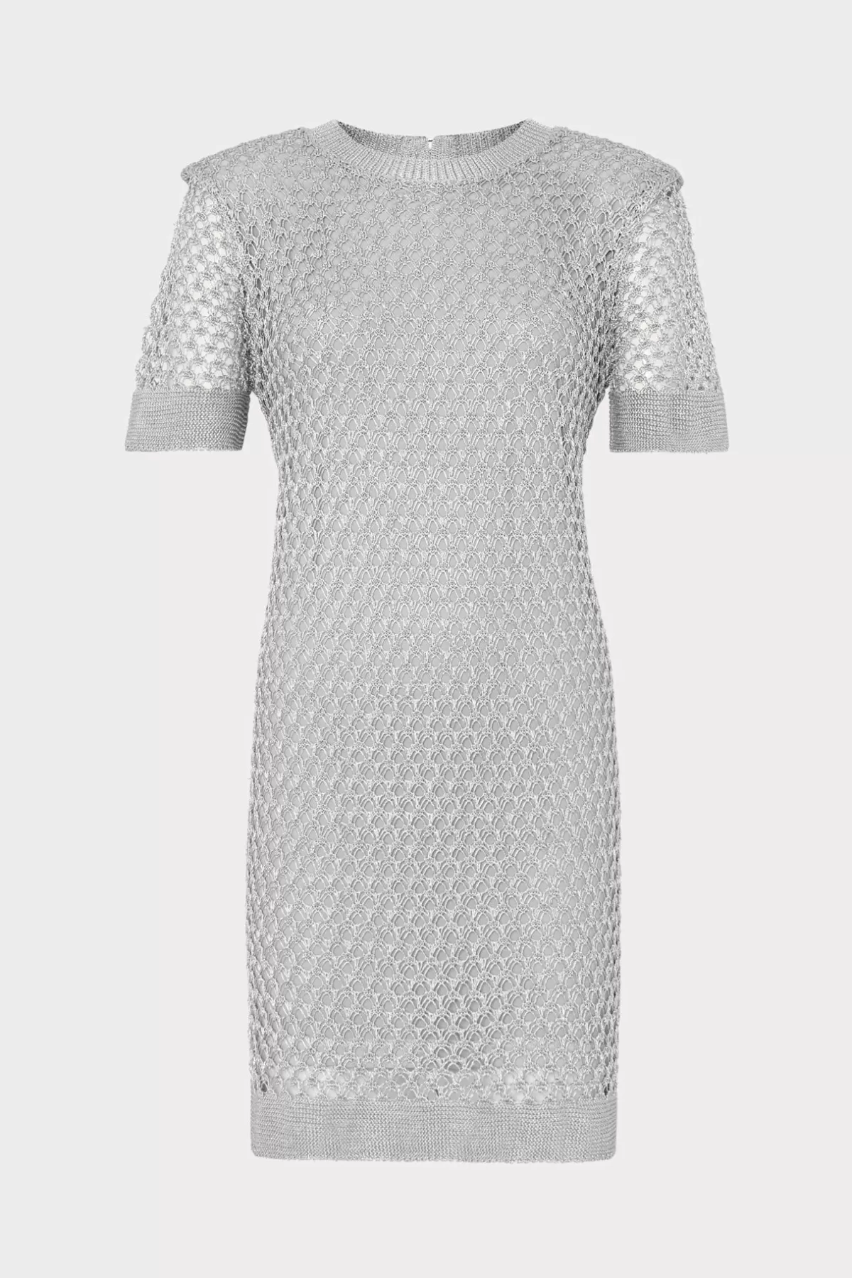 Sinclair Metallic Mesh Mini Dress-MILLY Best