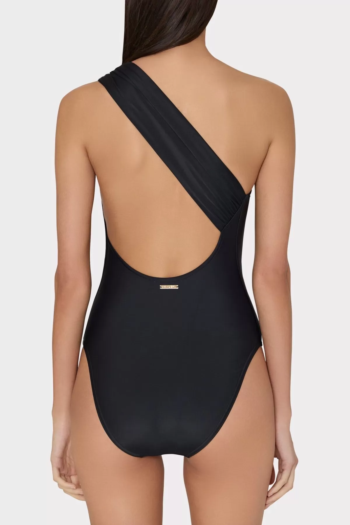 Solid Carvico Vita One Shoulder One Piece-MILLY Cheap