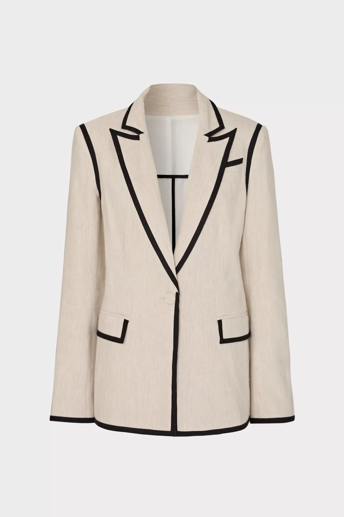 Solid Linen Jacket-MILLY Best Sale