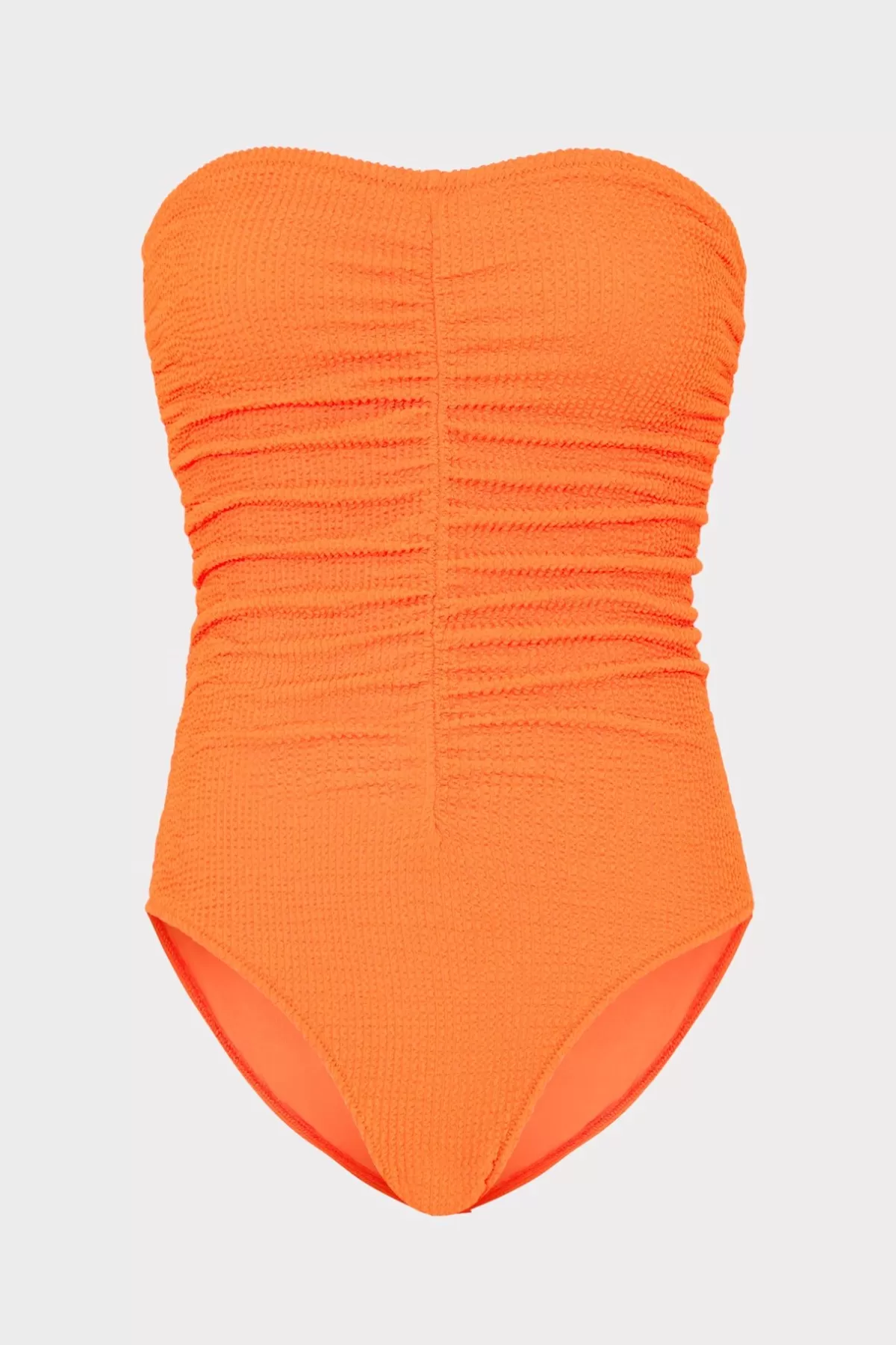 Textured Ruched One Piece-MILLY Cheap