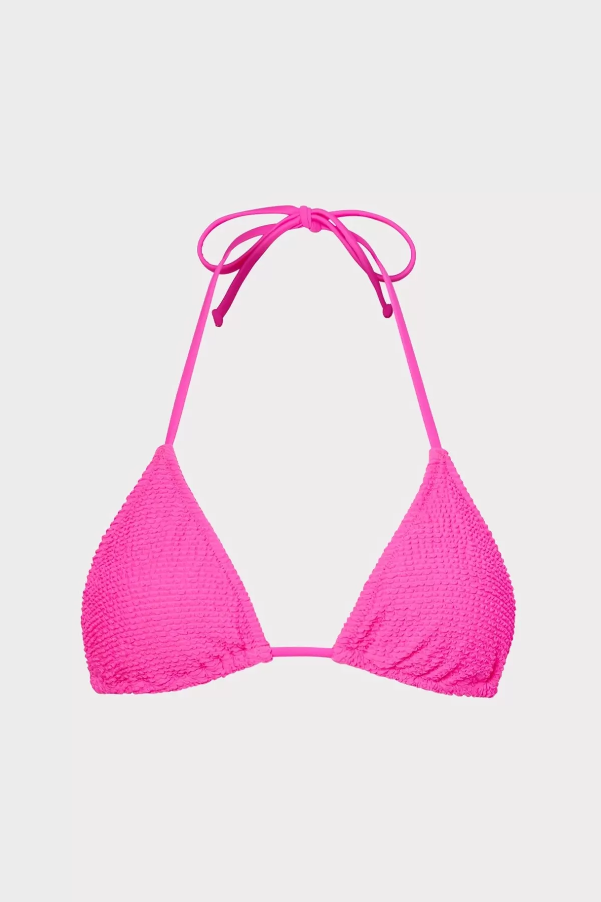 Textured Triangle Bikini Top-MILLY Outlet