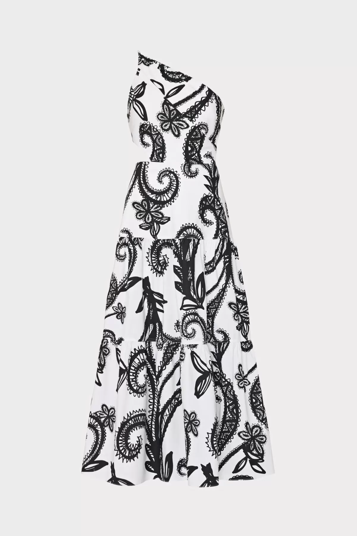 Vintage Vine Poplin Dress-MILLY Outlet