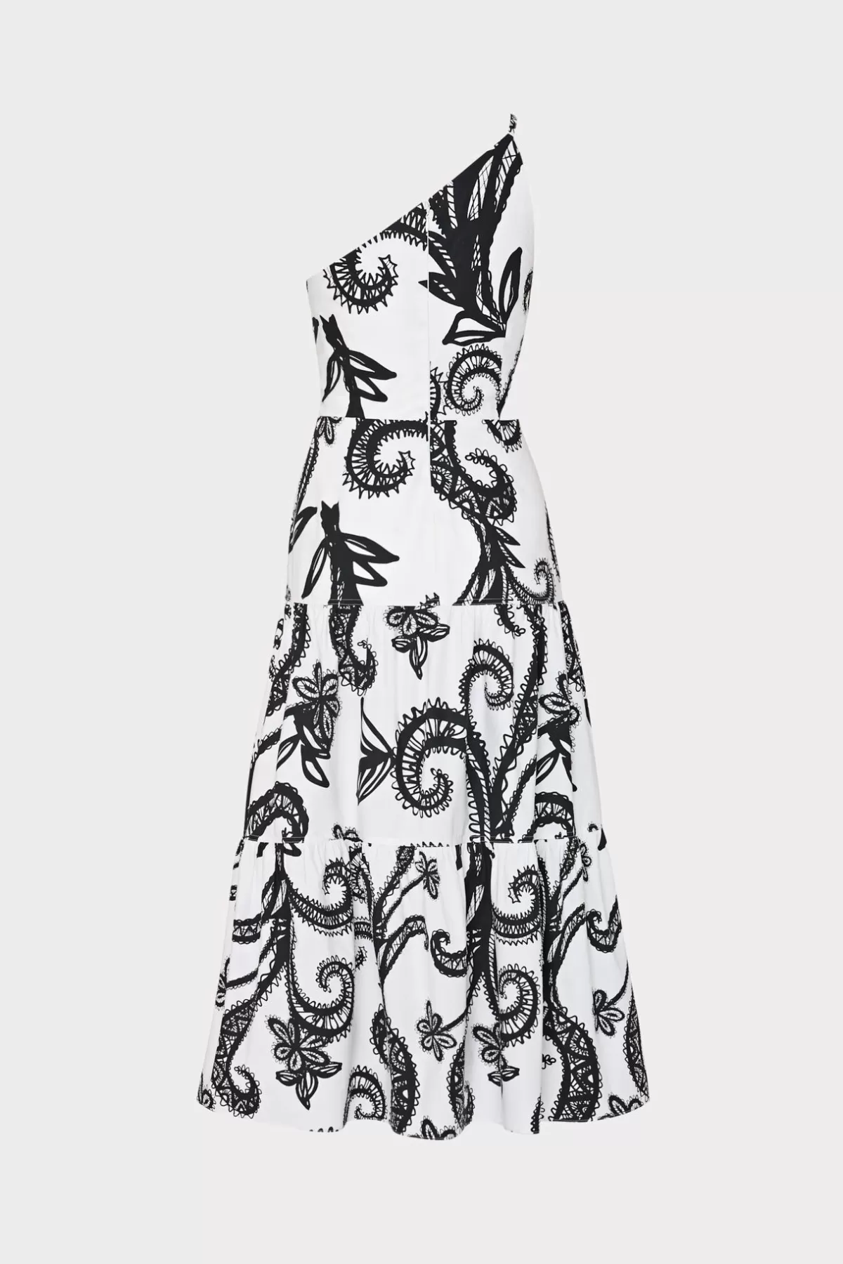 Vintage Vine Poplin Dress-MILLY Online