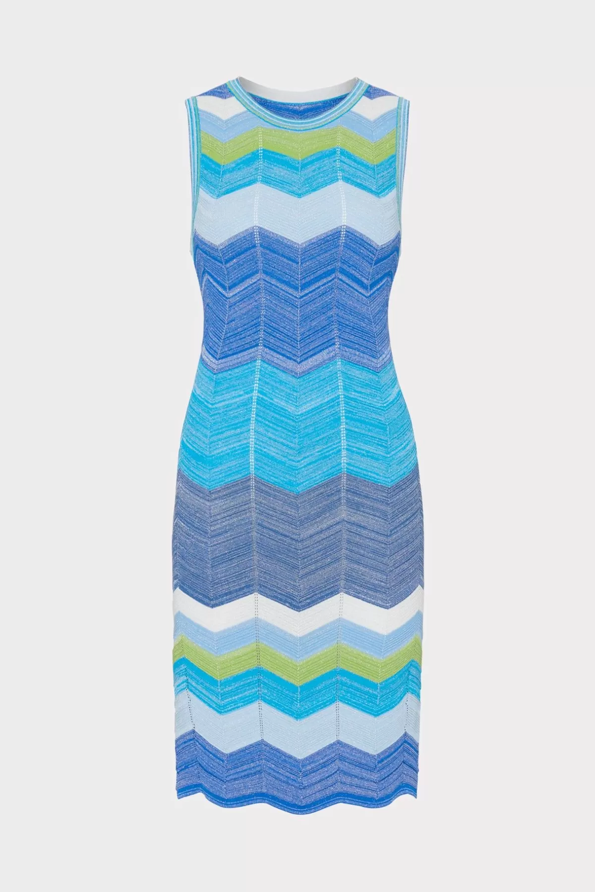 Zig Zag Knit Mini Dress-MILLY Flash Sale